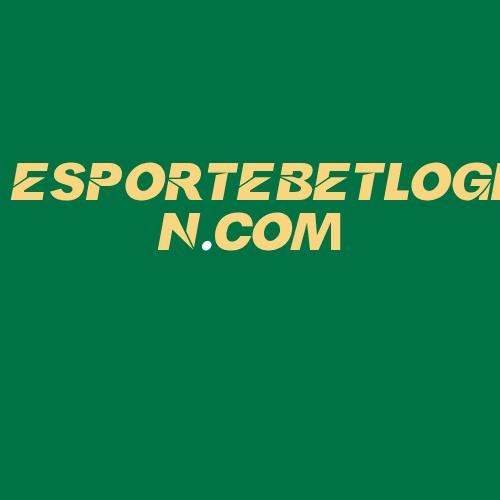 Logo da ESPORTEBETLOGIN